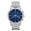BU9363 Blue Dial Large Check Stainless Steel Men's Watch