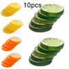 Decor Artificial Fruit Slice PVC Portable Fake Slice Simulation Lifelike