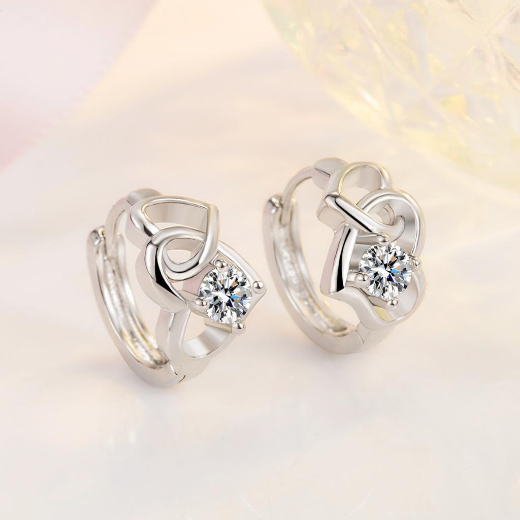925 Silver Stud Earrings Beautiful Earrings High Quality For Women Earring Wedding Fine Jewelry Accessories Party Gift