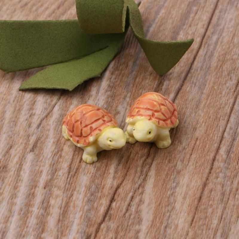 10 шт. Черепаха миниатюрный DIY цветочный горшок маленькая черепаха мох микро ландшафт суккулентный орнамент декор