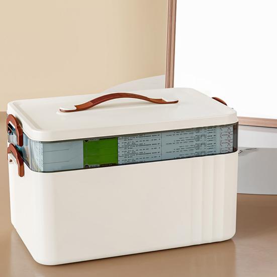 3-х уровневая аптечка с ручкой, большая вместимость, многослойный дизайн, не содержит бисфенол-А, хорошая герметизация, органайзер для таблеток, аптечка