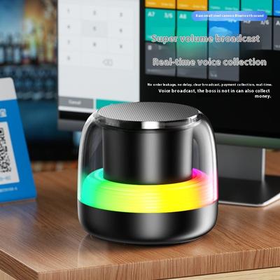 RGB Bluetooth-динамик с подсветкой Беспроводной портативный плеер для улицы Мини-аудиокарта USB