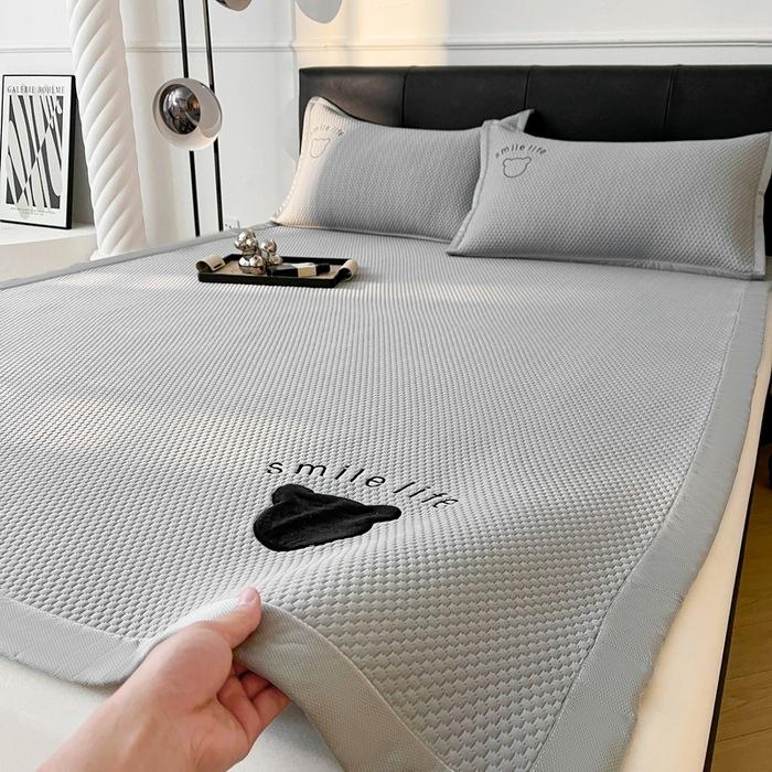 А класс Ice Silk Cooler 3 шт. Летний кондиционер мягкий коврик машинная стирка моющееся покрывало для кровати