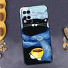 Милый Животный Кот Кофе Чехол для Телефона Для Oppo A94 A74 A54 A15 A18 A38 A58 A78 A98 A40 A60 A80 A16 A76 A96 A57S A17 A77