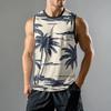 Мужская мода принтованный спортивный повседневный жилет без рукавов