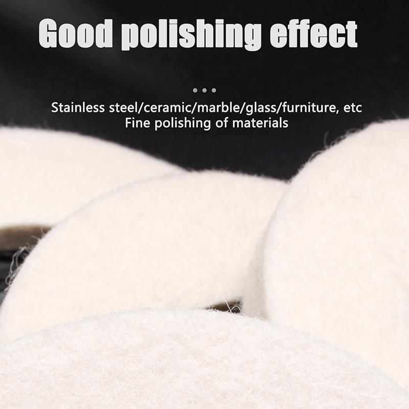 50 мм/75 мм шерстяной полировальный круг полировальные подушечки круг для угловой шлифовальной машины войлочный полировальный диск для металла мрамора стекла керамики 1 шт