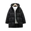 Cotton Women's 2025 Winter Korean Version of the New Medium and Long Popular Cloud Puff Fashion Hooded Thickened Warm Jacket