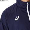 Training Wear Tricot Breaker Jacket 2031E745 Midnight X Brilliant White 3XL [ASICS] Men's