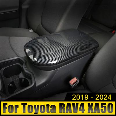 Для Toyota RAV4 XA50 2019 2020 2021 2022 2023 2024 ABS Автомобильная Центральная Консоль Сиденье Подлокотник Крышка Ящика Центральный Подлокотник Панель Отделка