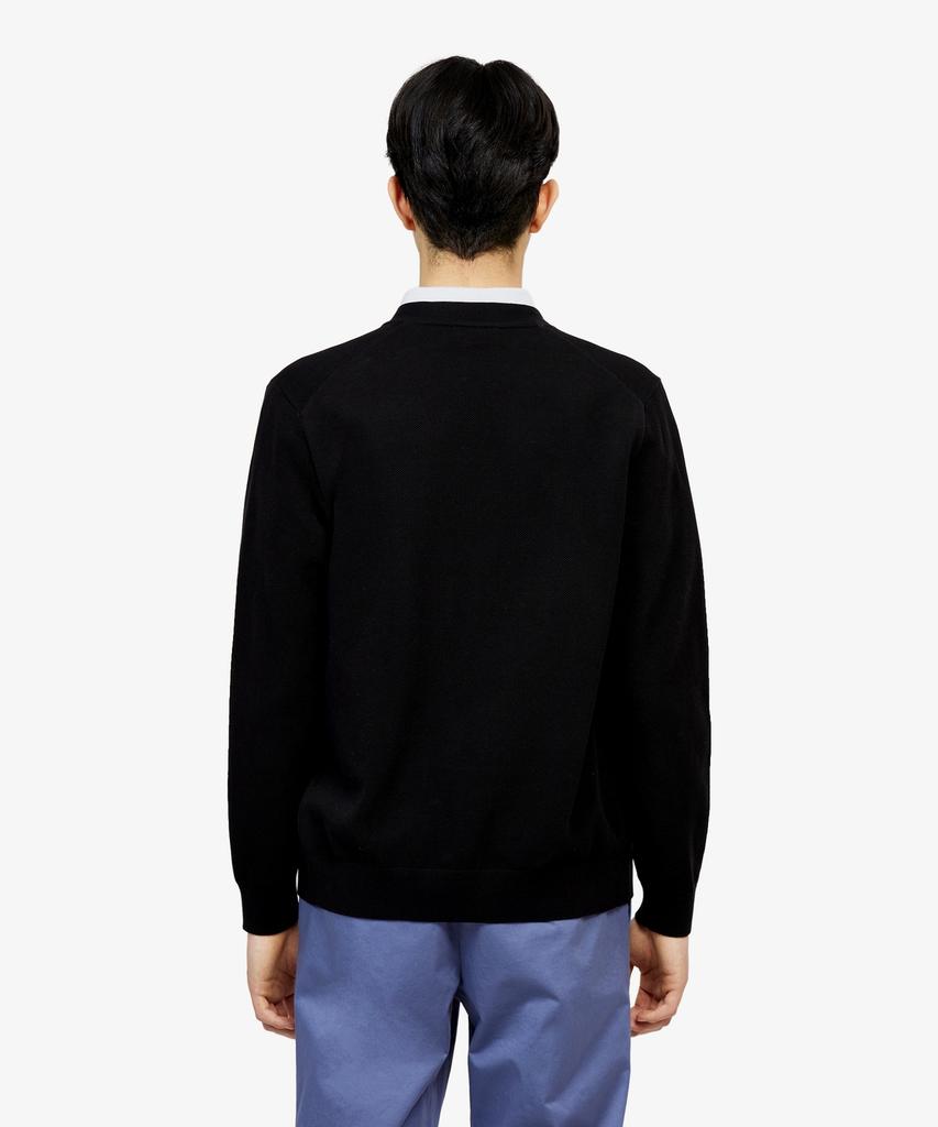 Lacoste Men'S Pique V-Neck Cardigan Ah186E-56G 031