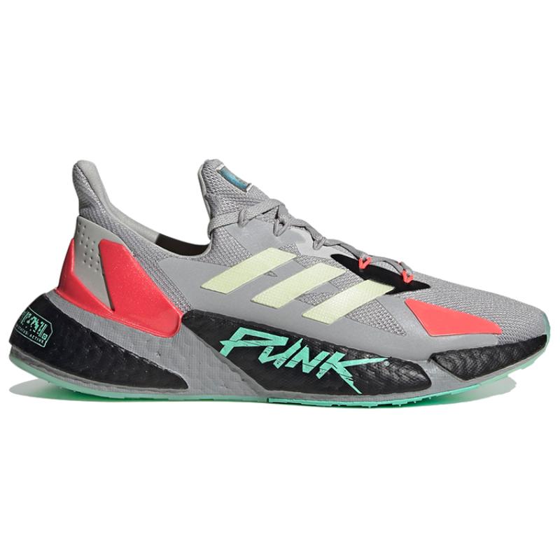 Adidas Кроссовки X9000L4 Cyberpunk 2077 Серый Желтый Цедра Розовый FZ3092