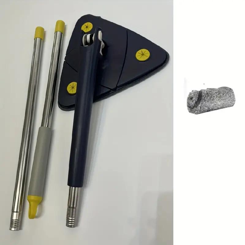 Регулируемый набор треугольных швабр, вращение на 360 градусов, подходит для различных видов домашней уборки и может использоваться на стенах и стеклянных поверхностях.