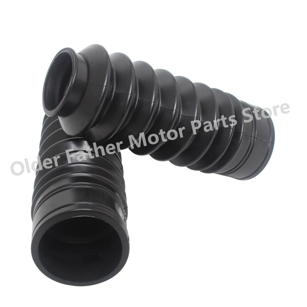 Motorcycle Accessory Rubber Front Fork Cover Gaiters Gators Boot Shock Protector Dust Guard For Triumph Climber T100 T120 T900
