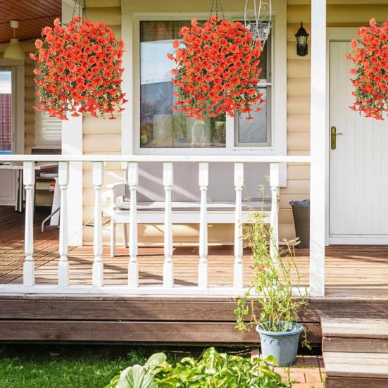 Имитация ипомеи, изысканное мастерство, искусственные цветы, яркий цвет, простота в уходе, праздничный декор для вечеринки