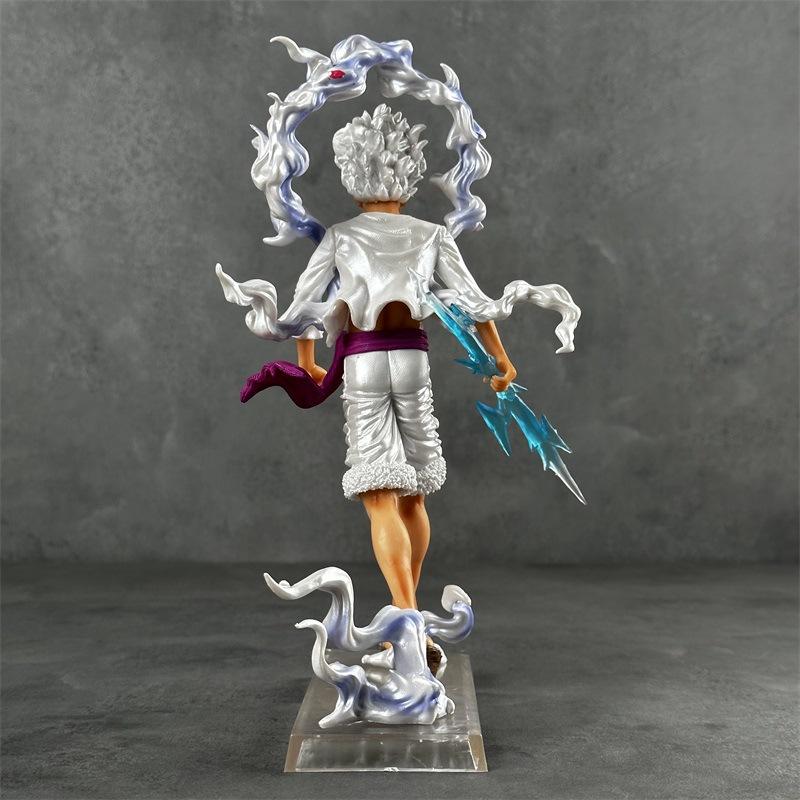 23 см One Piece Monkey Luffy Gear Фигурка Действия Статуэтка Коллекционная Модель Аниме Настольная Декоративная Игрушка Для Фанатов D ПВХ GK 5 Подвижная Сочлененная Масштаб