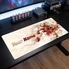 Cristiano Ronaldo Custom Large Mouse Pad, Personalized Name Text Print, Football Logo Non‑Slip Desk Mat Gaming Gift