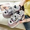 Женская мода массивные кроссовки осень новая платформа дышащая обувь для папы для женщин нескользящая толстая подошва спортивная обувь