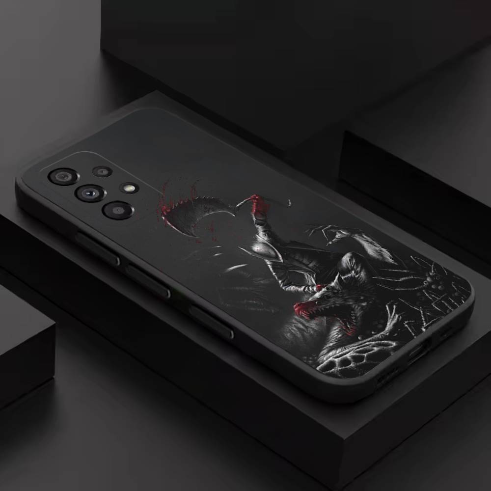 Чехол для телефона Samsung S 26,25,24,23,22,30,21,10,9,Ultra,Plus,Lite,FE,4,5G, Игровой B-Bloodborne, Крутой, Черный, Мягкий