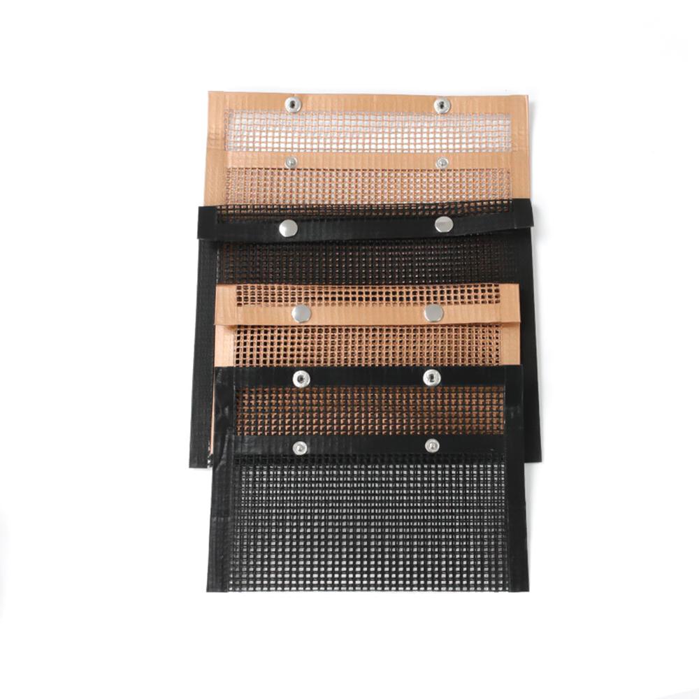 Reusable BBQ Mesh Grill Pouch Non-Stick Barbecue Bag for Charcoal Gas Electric Grills 24 * 14cm/ 9.4 * 5.5inch