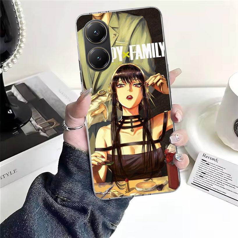 Аниме S-Spy Family Аня Мягкий чехол для телефона для Xiaomi Redmi 15C 15 13C 13 Poco X5 X6 X7 F7 Ultra M7 12C 12 10 10C 9C 9A 9T 9 Fundas