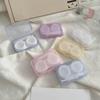 1pcs Simple Transparent Contact Lens Box Contact Lens Case Travel Portable Contact Lenses Case