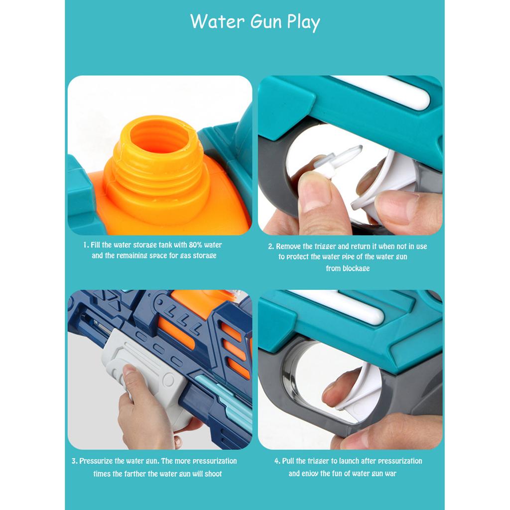 Children Toys Boy Powerful Water Gun Toy Long Range Water Gun Summer Beach Toy 59CM Watergun Water Games Toys Outdoor Water Toy