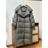 New Winter Puff Down Jacket for Women, Long Knee-length Loose Thickened Cotton Jacket