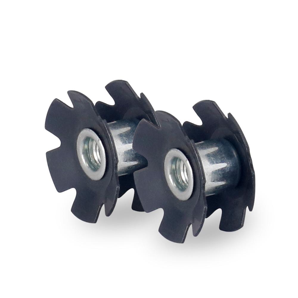 Ahead Steer tubes 28.6mm Bike Headset Star Nuts Fastening Bolts Front Fork Mount Core Fangled Nut
