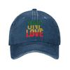 Харадзюку Винтажный Стиль Искусство Боб Марли One Love Джинсовая Ткань Кепка Повседневные Бейсболки Регулируемая Шляпа Летние Унисекс Бейсболки