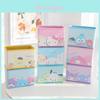 Hello Kitty Kuromi Cinnamoroll My Melody Узор Складной Настольный Органайзер для Хранения Косметики и Офисных Принадлежностей
