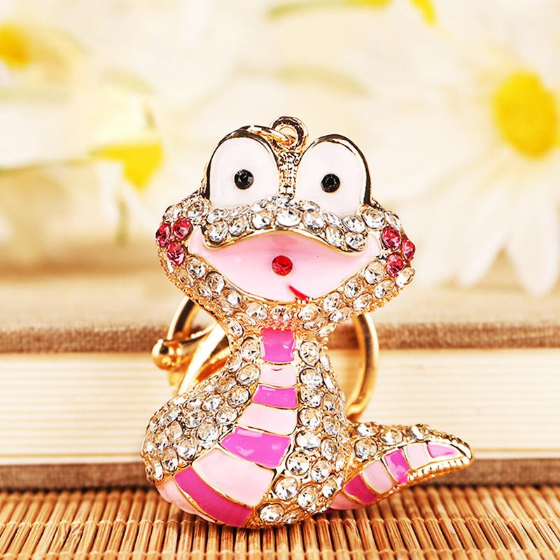 Творческая новинка, милый брелок в виде змеи со знаком зодиака, мультяшное животное, брелок, изысканный рюкзак, украшения, аксессуары, подарки