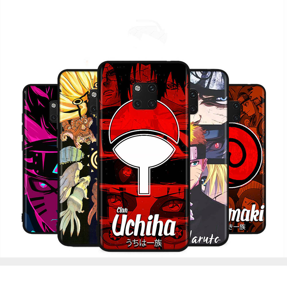 WD39 Naruto Black Sofe Case for Samsung Note 20 Lite S24 Ultra S23 A03 A05 A06 A11 A71 A15 A16 A13 A24 A25 A33 A52 A53 A50 M55 M35 Plus
