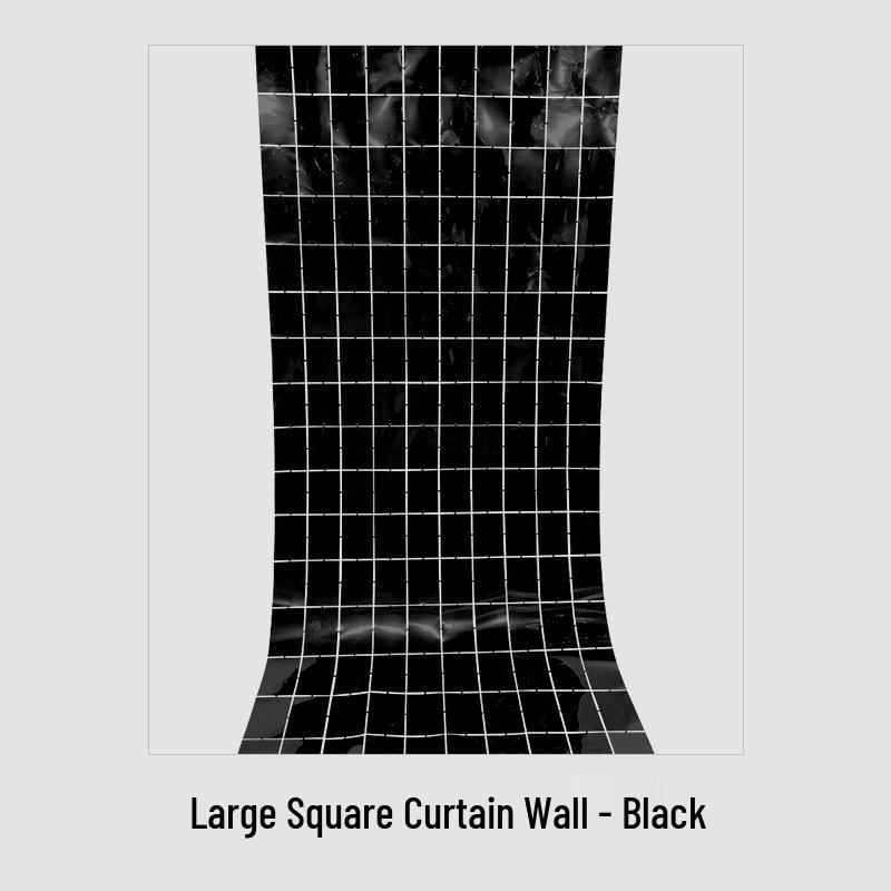 Сияющая Сверкающая Круглая Зеркальная Стена из Пайеток для Свадебного и Вечериночного Декора