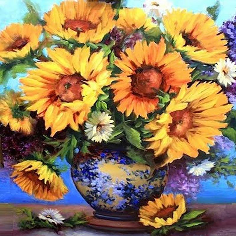 Цветочный DIY 5D алмазная живопись полный круглый дрель цветок Алмазная вышивка крестиком мозаика наборы настенное искусство домашний декор