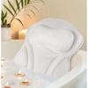 Bathtub Pillow for Tub Bath Pillow for Neck Back Support with Strong Suction Cups Soft Spa Bath Pillow