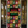 Black History Month Door Cover n n Holiday Art Posters Classroom Door Banner Photography School Home Porch Decoration