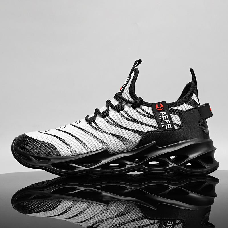 Летняя обувь большого размера, дышащая мужская обувь, летающая сетчатая обувь для бега, кроссовки