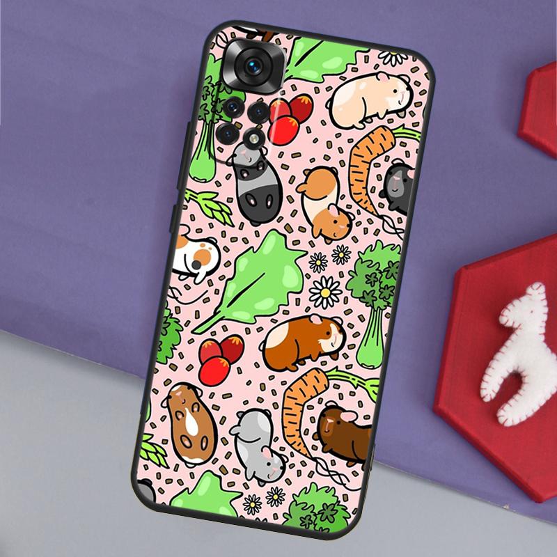 Забавный чехол с рисунком морской свинки для Xiaomi Redmi Note 14 13 12 Pro 11 9 10 9S 10S 11S 12S Redmi 14C 10C 12C 13C