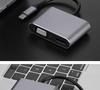 Адаптер USB-C на HDMI и VGA для двойного дисплея 4K
