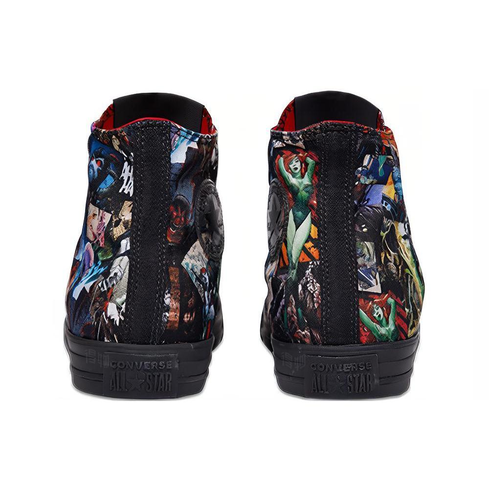 DC COMICS x Converse Chuck Taylor All Star Лига Справедливости Высокие Кеды Холщовые Унисекс Черные 163090c