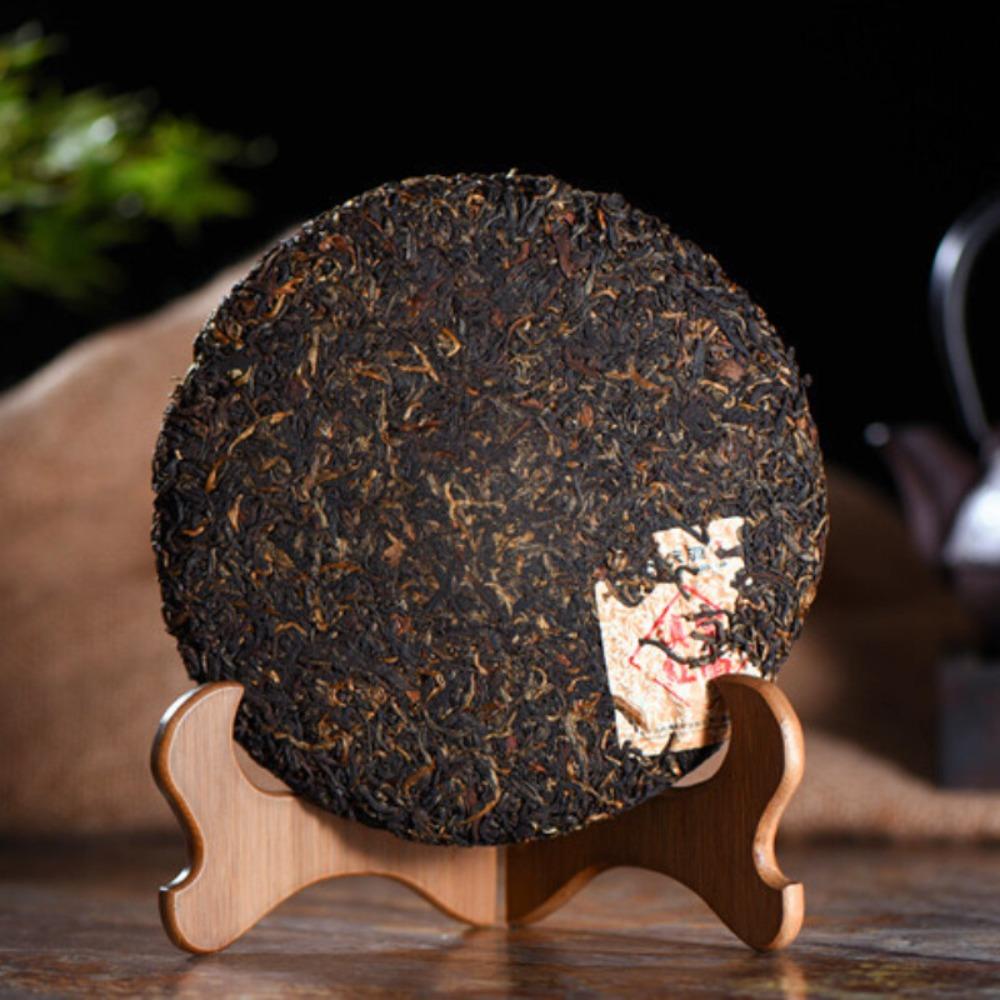 357g Yunnan Dian Hong Black Tea Cake Pu-erh Spring Tea