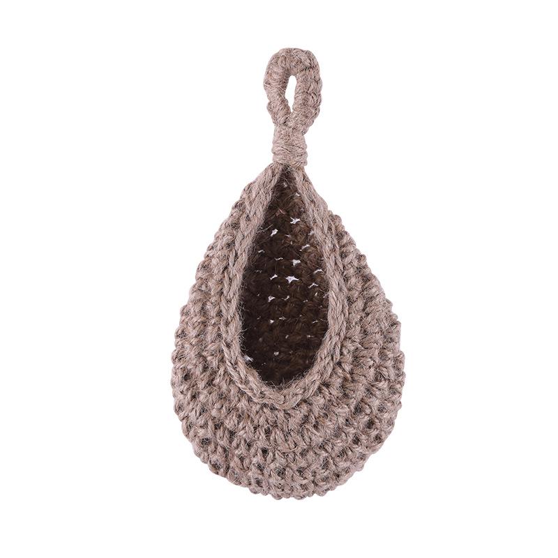 Handmade Cotton Rope Hanging Basket Wall Decor
