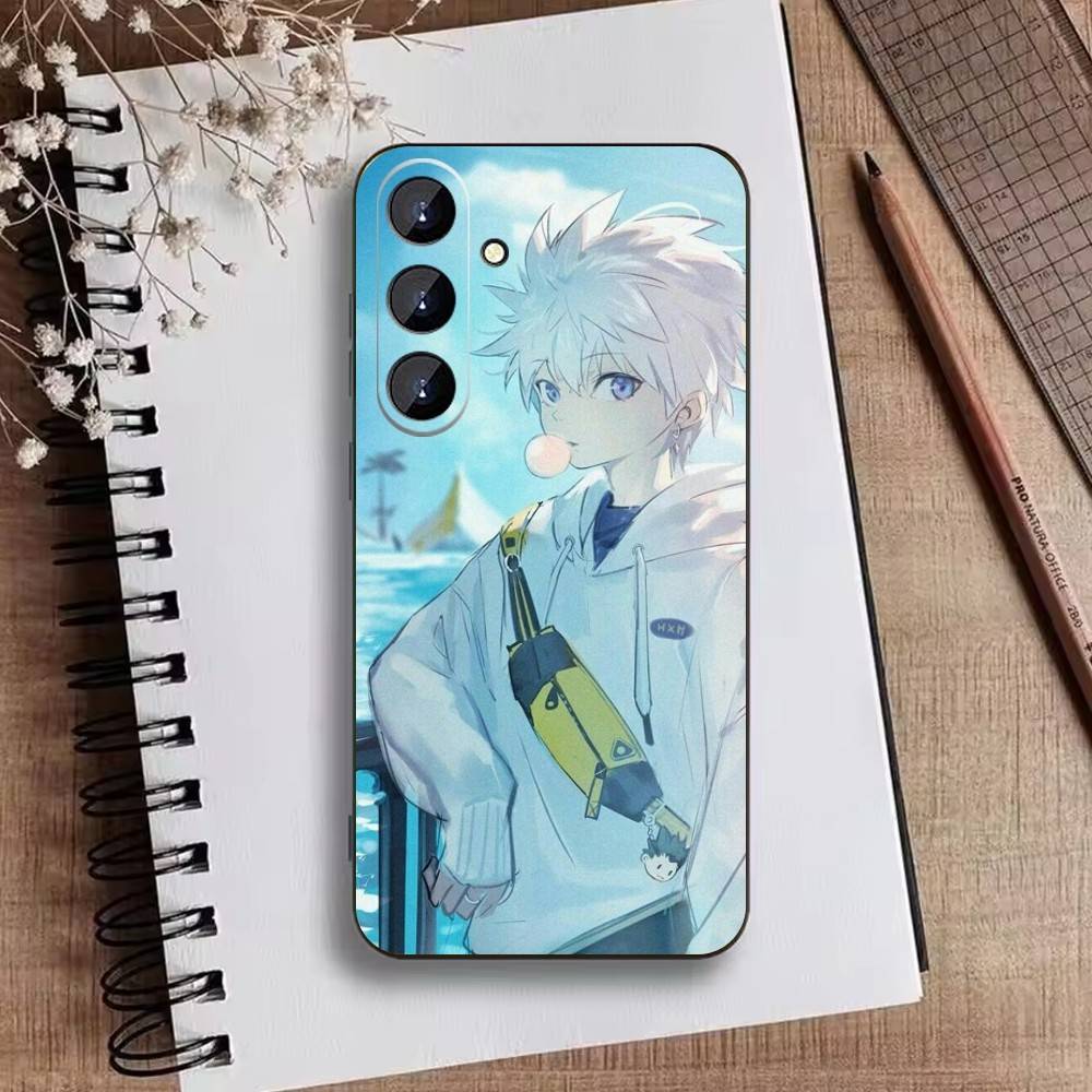 F-Киллуа Зольдик H-Hunter X Hunter Чехол для телефона Samsung Galaxy A73,21,22,32,71,53,52,51,80,5G Мягкий Черный Чехол