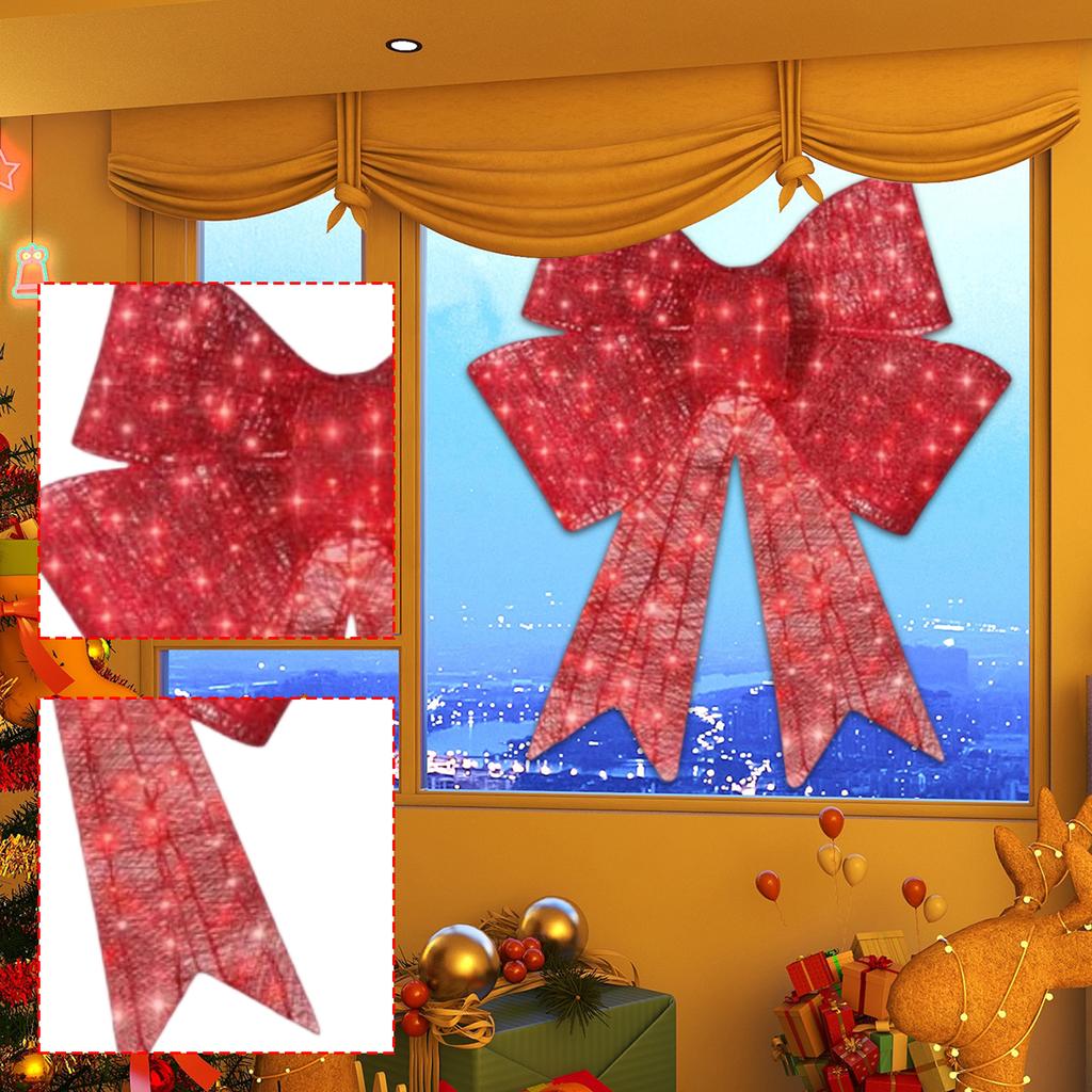 Рождественский бант, Большое уличное светодиодное освещение, Праздничное украшение