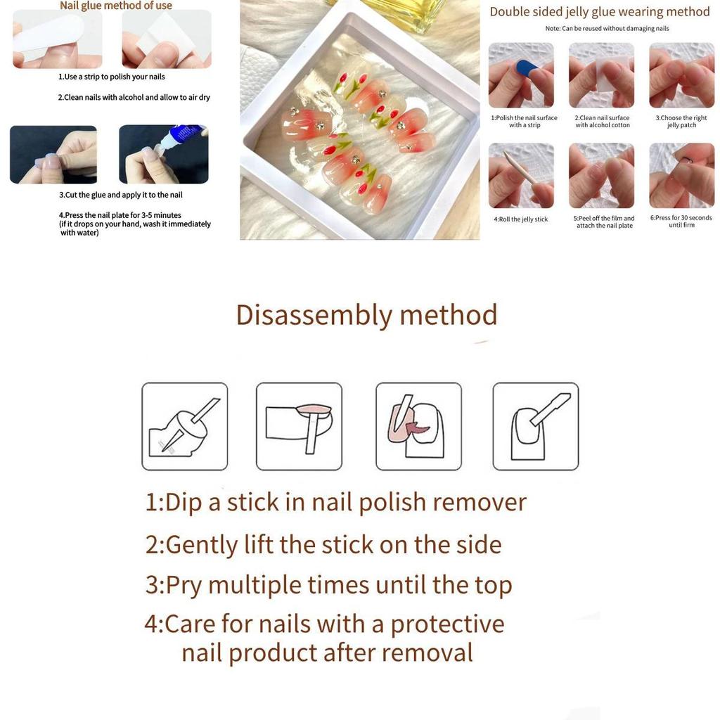 Оптовая популярная 3D рельефная цветочная наклейка для гелевого маникюра с тюльпанами для женщин