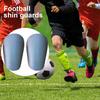 1 Pair Mini Soccer Shin Guards Fiber Pattern Anti-slip Kids Teens Adults Players Miniature Shin Pads Protectors Football Games Protective Equipment