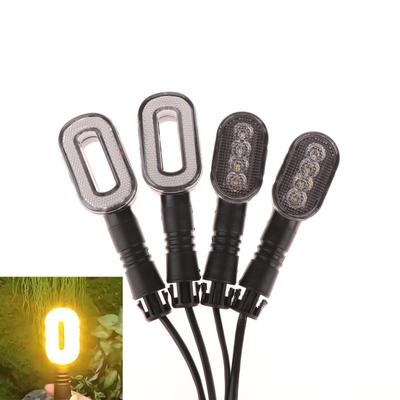 2 шт. Велосипедный сигнал поворота, гудок, задний фонарь 36 В/48 В/60 В/72 В, велосипедный фонарь, сигнальная лампа для электрической ручки газа, запчасти для мотоциклов, скутеров