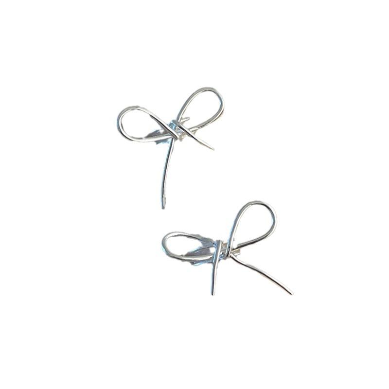 Niche Design Sense Bow Metal Ear Bone Clips Womens Gentle And Sweet Temperament Personality Fashion Universal Ears