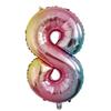32-Inch US Number Birthday Party Balloons - Individual Aluminum Film