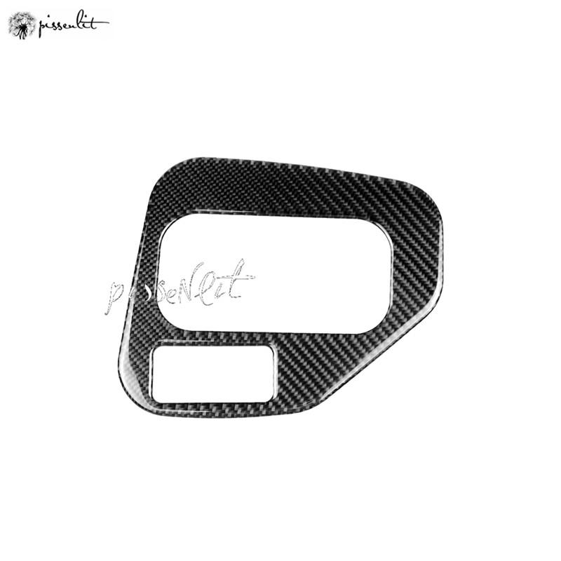 Накладка на рамку рычага переключения передач из углеродного волокна для BMW E39 с левым рулем, наклейки для стайлинга автомобиля